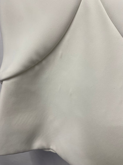 Balenciaga White Thick Layered Cowl Top 12