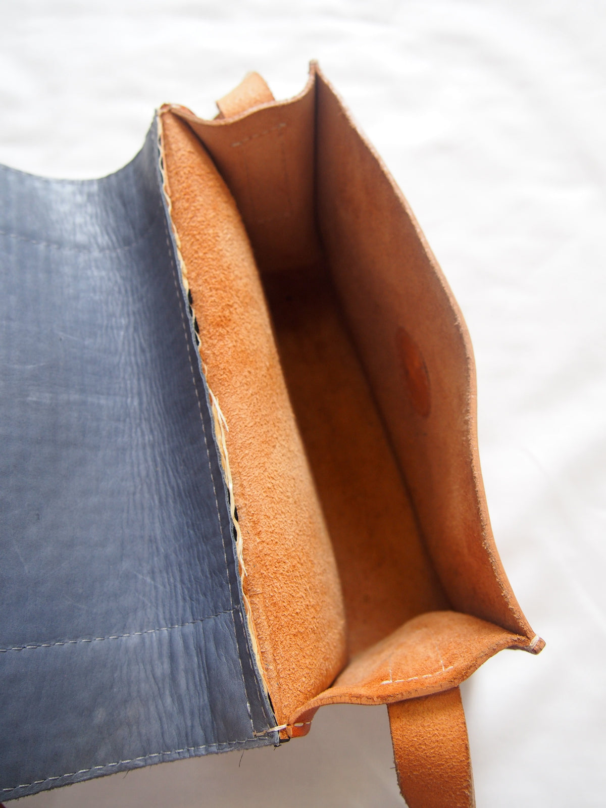 Kate Sheridan tan leather handbag - Woven - Made in England