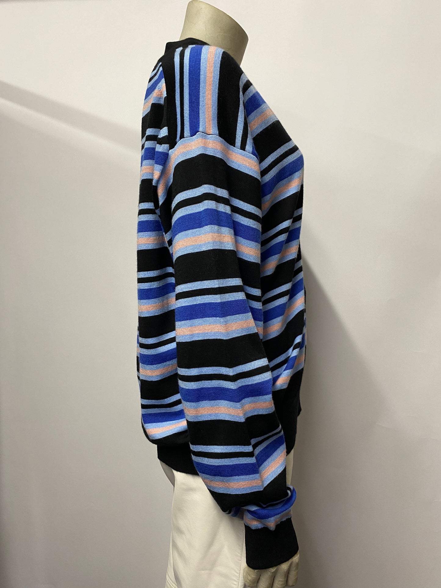 Uniqlo x Marni Oversized Multi Coloured Striped Cardigan Extra Small