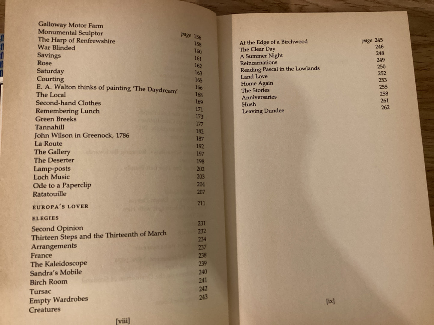 Book by Douglas Dunn Selected Poems 1964–1983