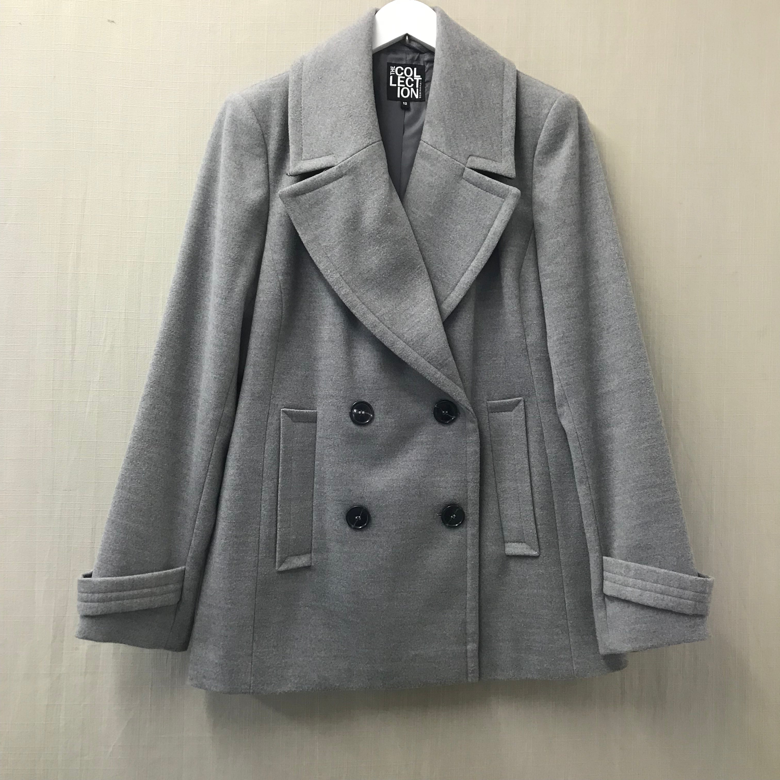 The Collection Debenhams Grey Coat Size 12 Shop for Shelter