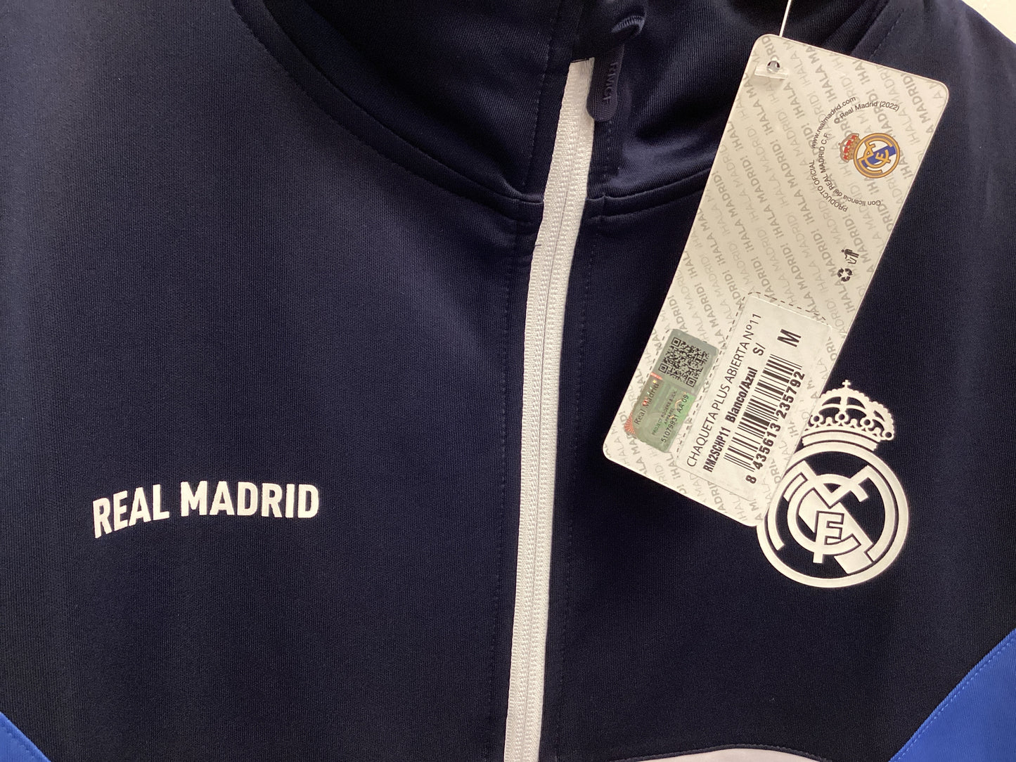 BNWT Real Madrid Tracksuit Jacket - Size Medium