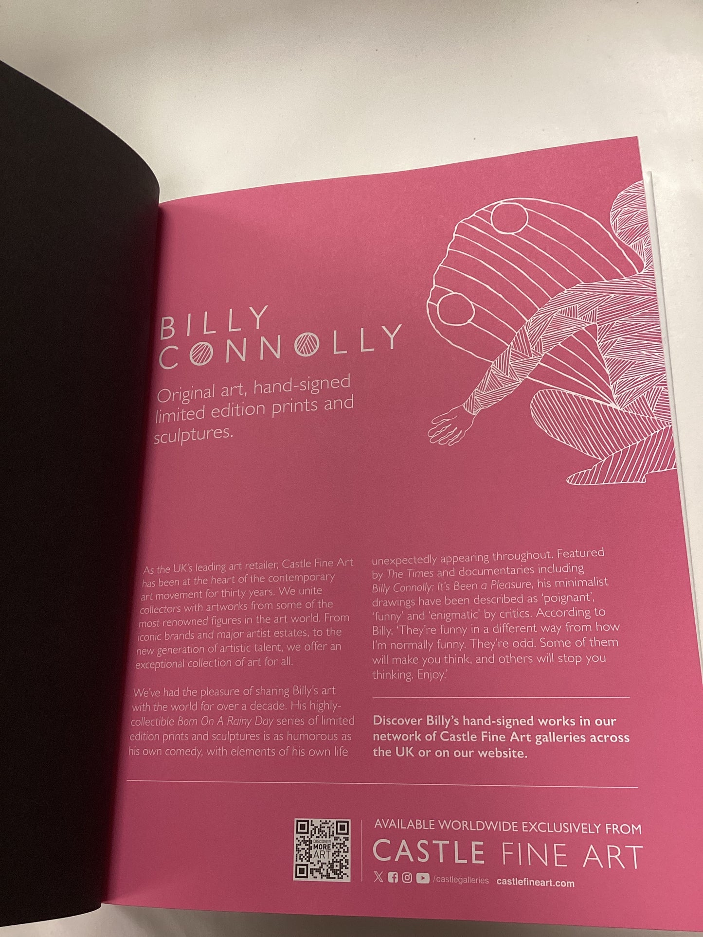 Billy Connolly The Accidental Artist, New Hardback Book