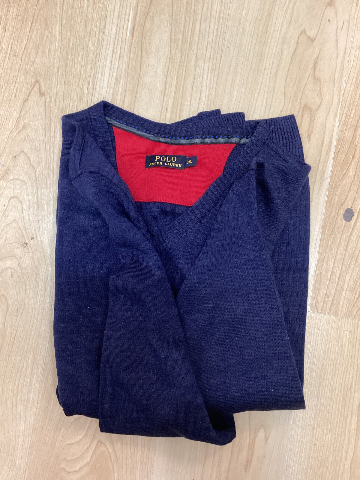 Polo Ralph Lauren New Mens Sweater Navy Blue size 3 X-LARGE