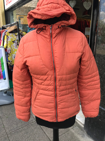 Orange O'Neill Coat With Hood Size Small