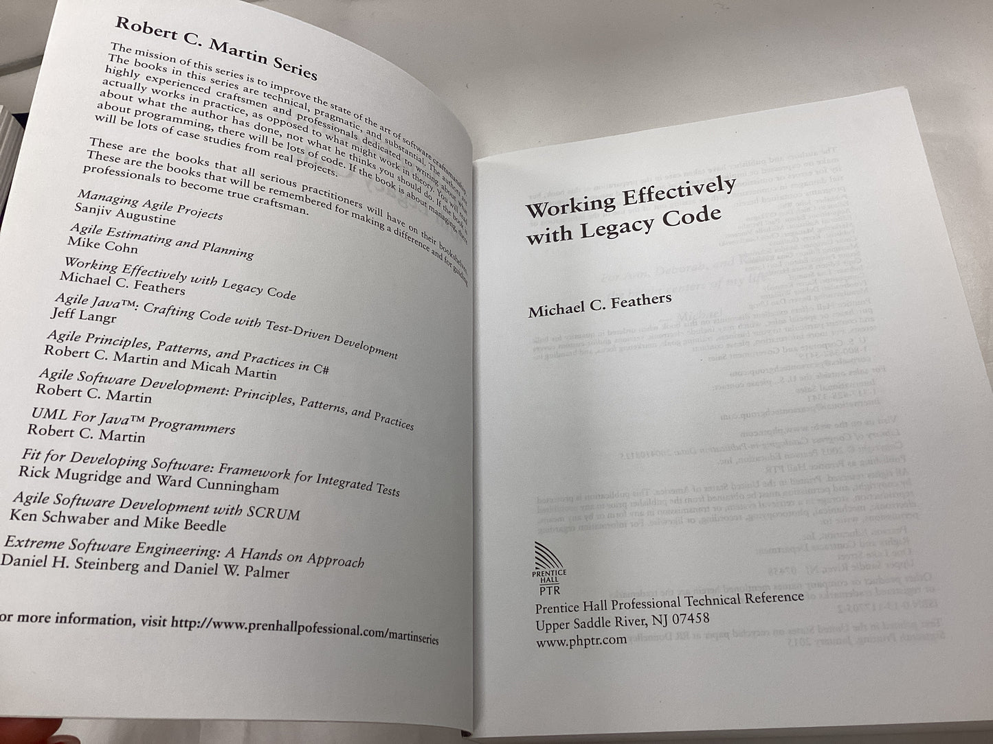 Working Effectively with Legacy Code by Michael C Feathers