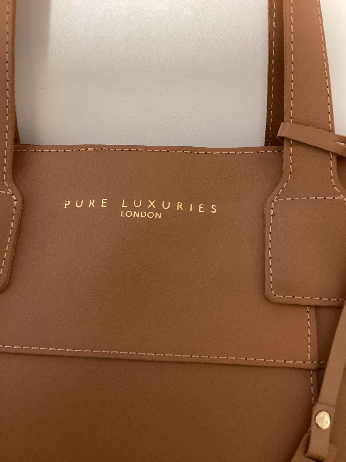 Pure Luxuries Brown Shoulder Tote Bag