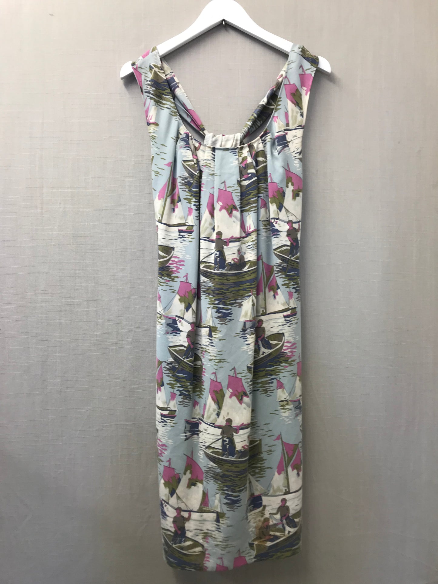 Joules Boutique Multicolour Sylvia Sailboat Print Dress Size 10