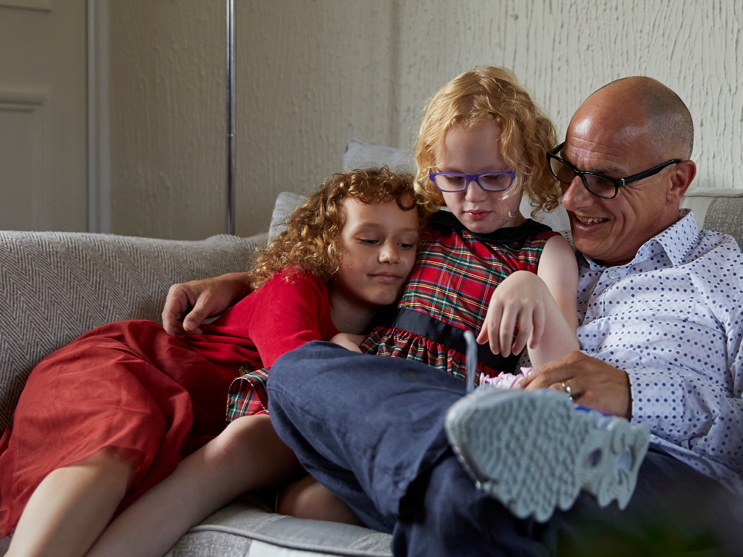 A three-seater sofa for a family eCard