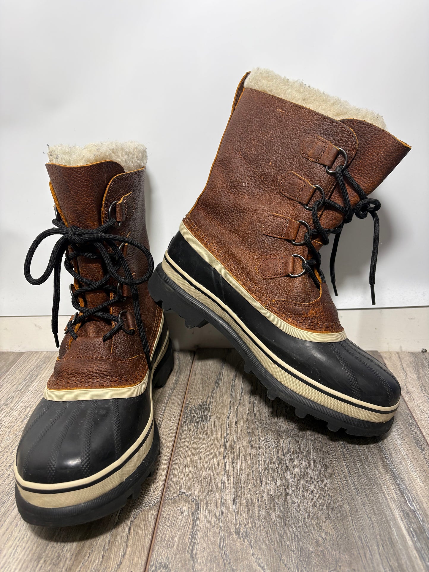 Sorel Mens Caribou Waterproof Snow Boots Size 8