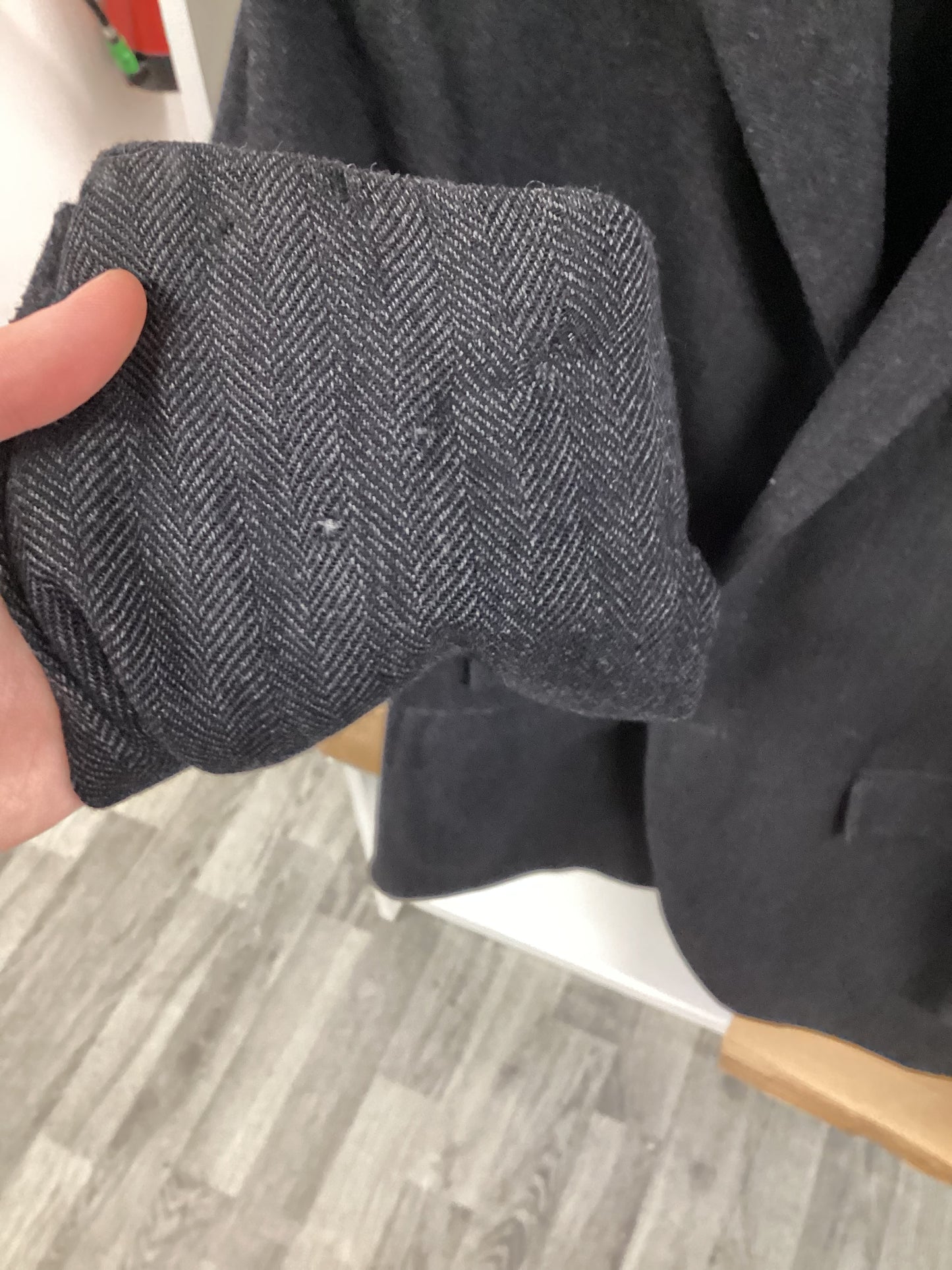 Ralph Lauren Dark Grey Cashmere Blazer Size 44