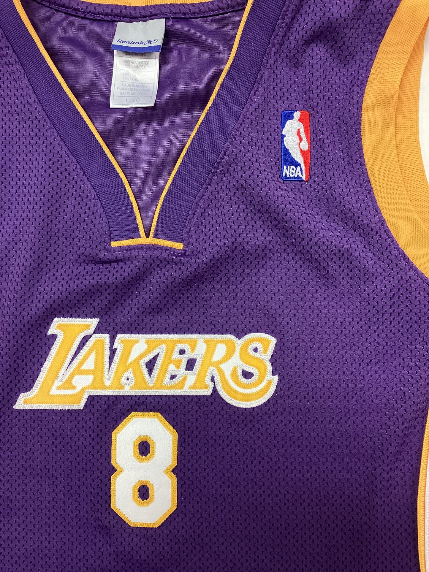 Reebok- Kobe Bryant 8 Lakers Jersey