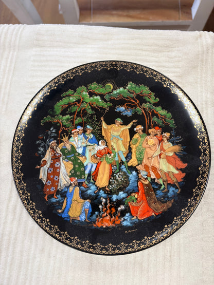 10x Vintage Tianex Russian Legends Collector Plates
