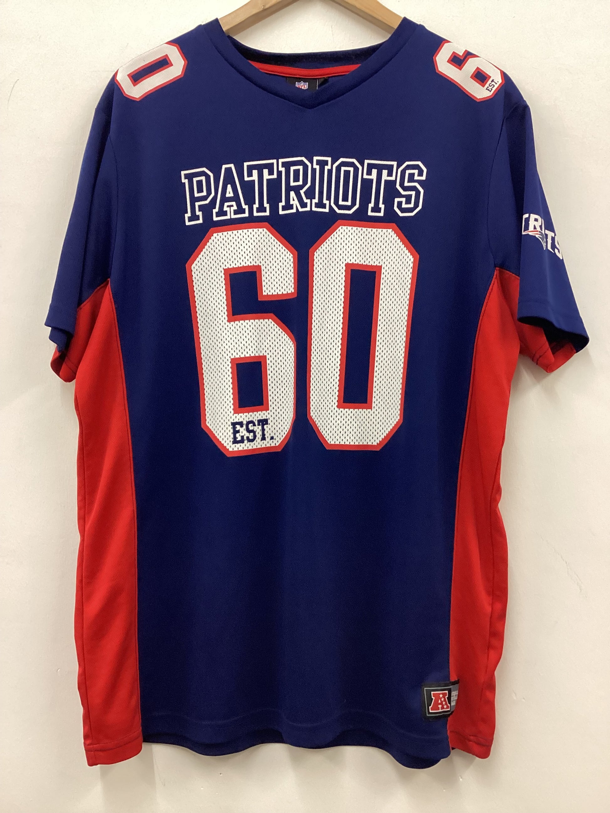 Nfl Shop Nfl Shirts Uk Patriots Est 60 NFL Team Apparel XL Jersey