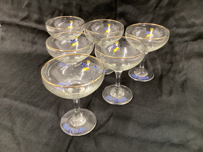 6 X Babysham Glasses
