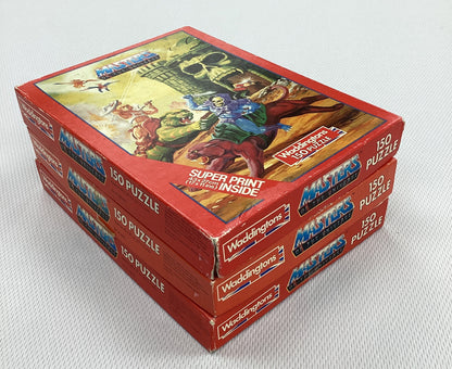 3 Vintage Masters Of The Universe 150 Piece Jigsaw Puzzles