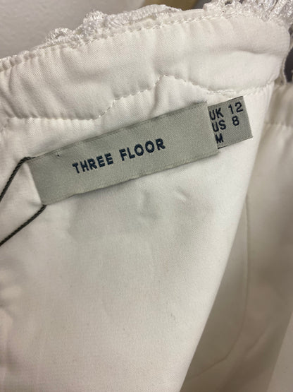 BNWT Three Floor Cream Lace Dress Size 12