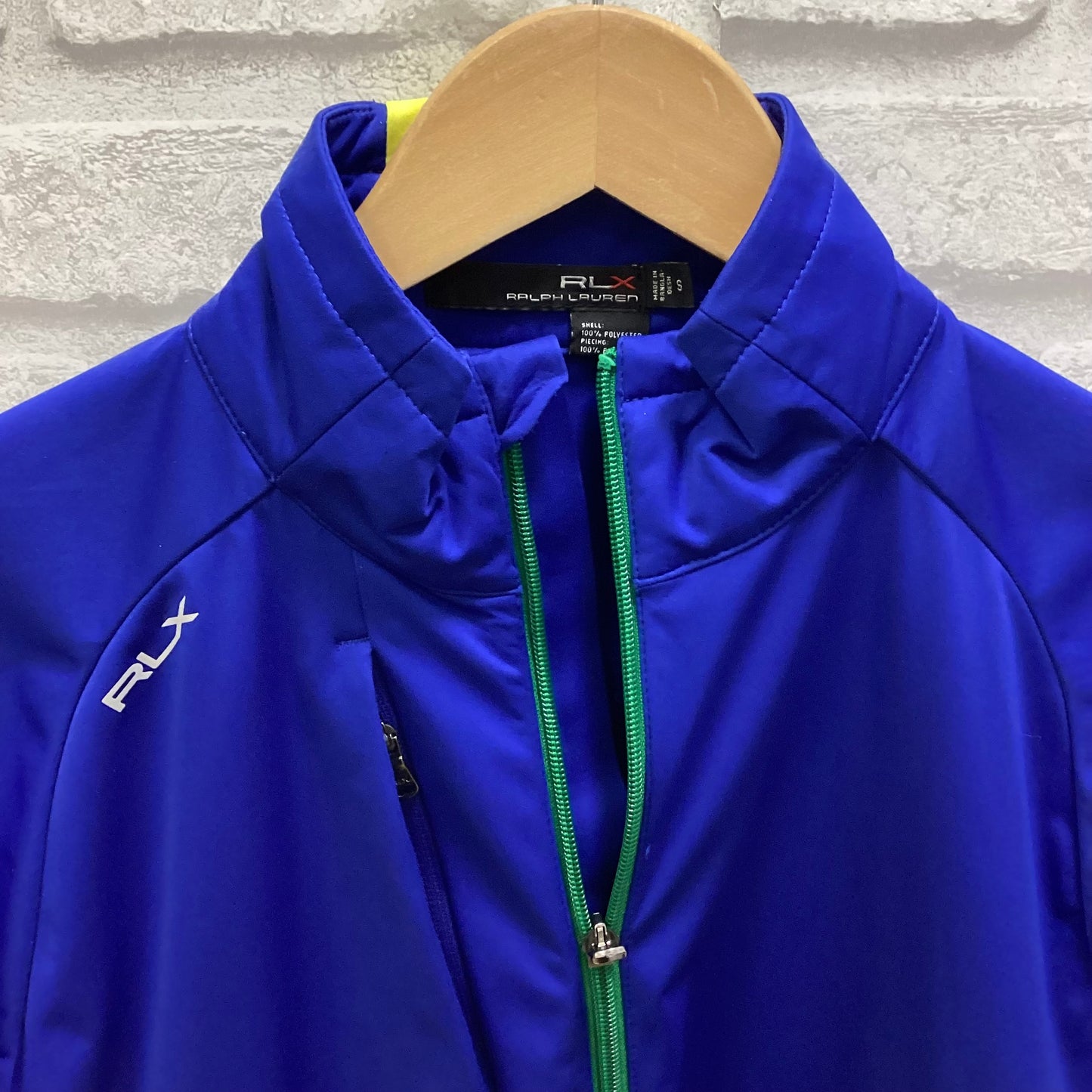 Ralph Lauren RLX Golf Jacket Blue and Yellow Size Small