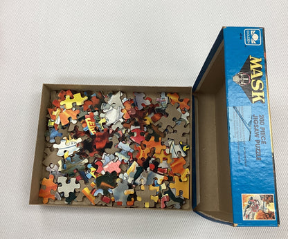 5 Vintage 1980s MASK Jigsaw Puzzles