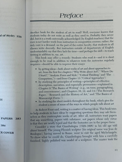 A Short Guide to Writing About Art by Sylvan Barnet