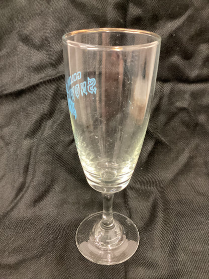 Pair Of Vintage Kitsch Golden Snowball Glasses