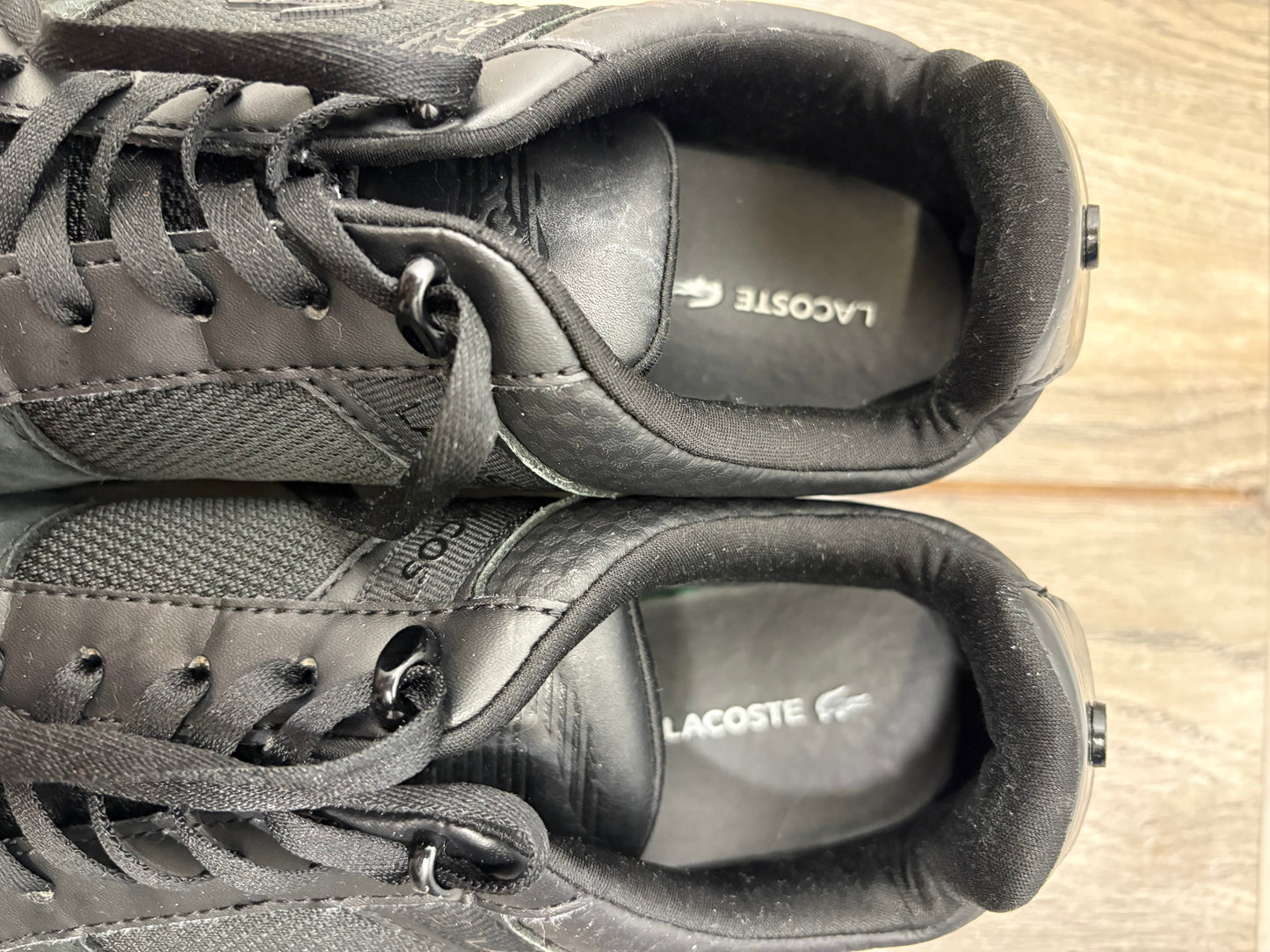 Lacoste Mens Joggeur 2.0 Black Trainers Size 10
