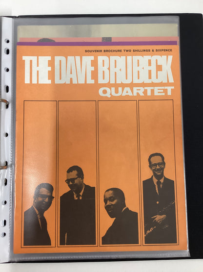 21 Vintage Jazz Programmes In Folder
