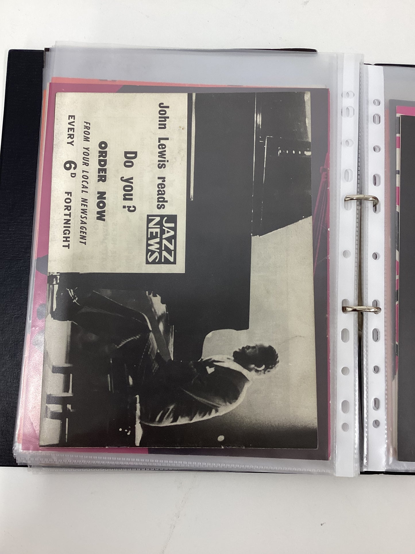 21 Vintage Jazz Programmes In Folder