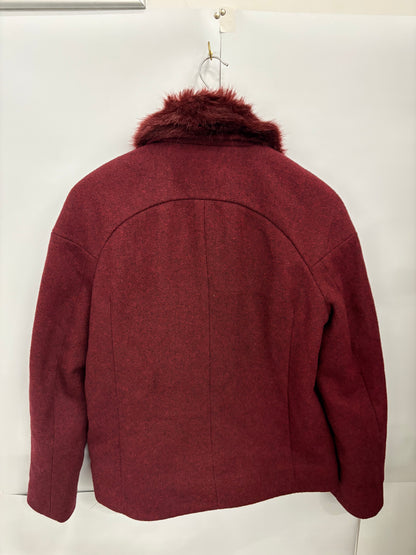 French Connection Red Wool-Blend Women’s Jacket Size 12
