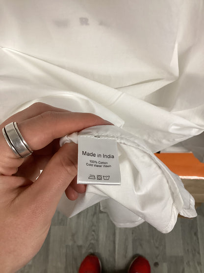 Wray White Madison Oversized Blouse Size XXS