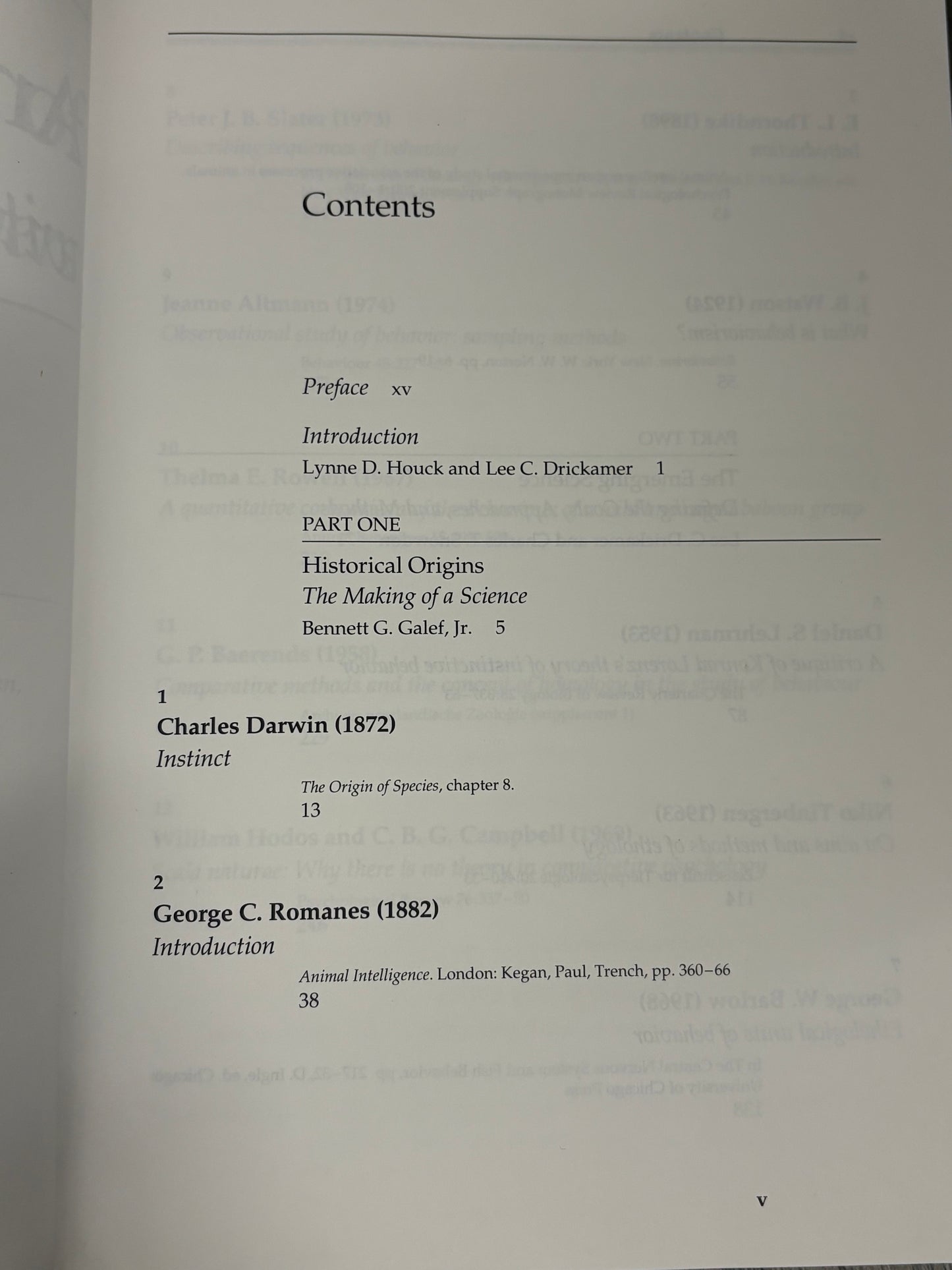 Foundations of Animal Behaviour by Lynne D Houck and Lee C Drickamer