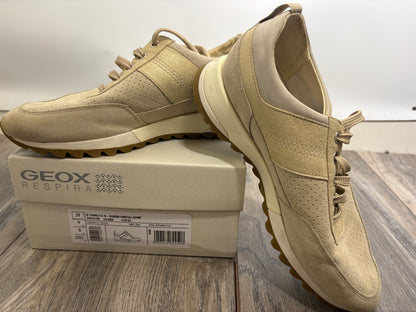 Geox Womens D Tabelya A Beige Trainers Size 6
