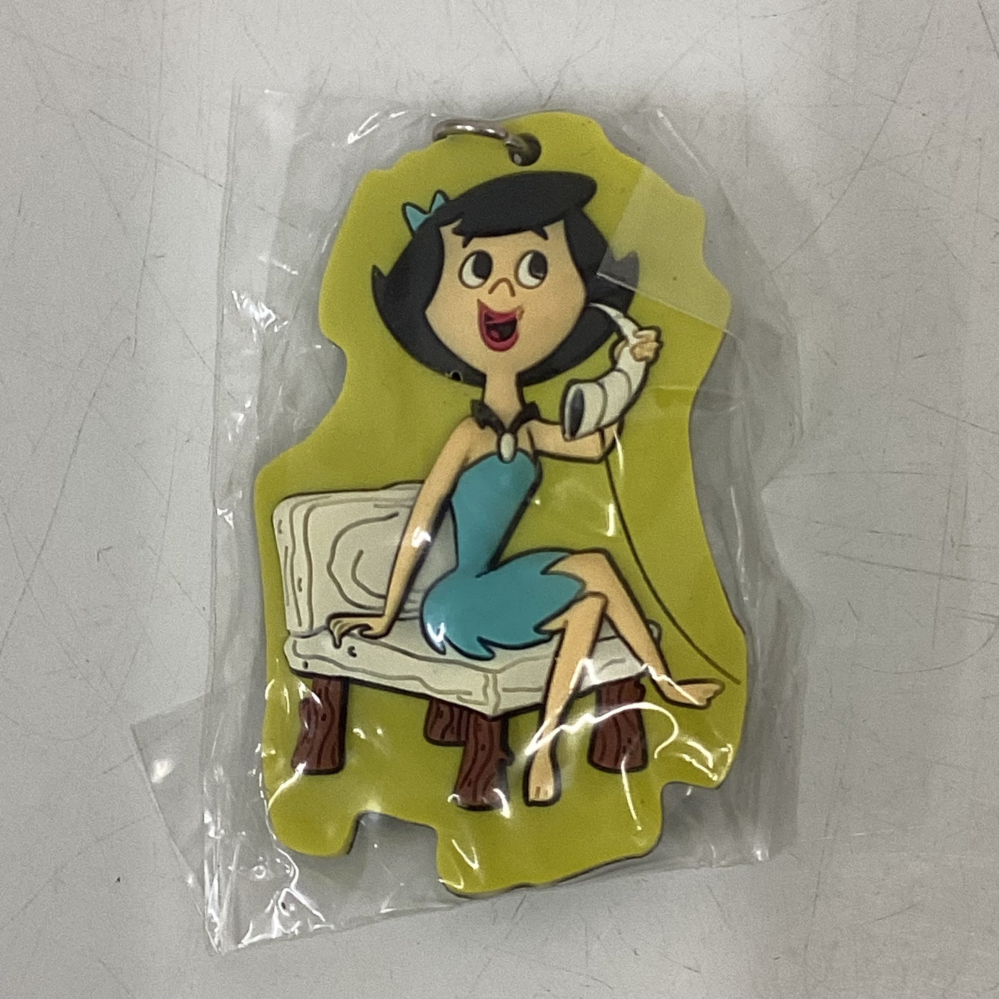 Set Of 8 Vintage The Flintstones Collectable Key Rings