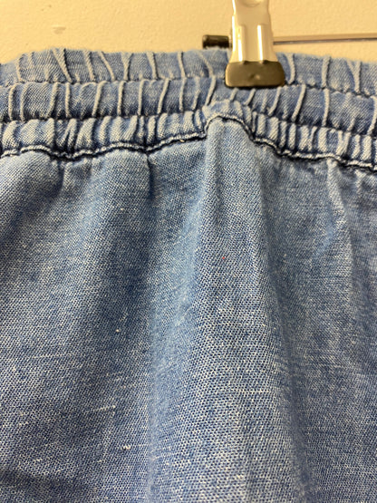 BNWT Lucy and Yak Chuck Trousers Organic Cotton and Hemp Blue 4XL