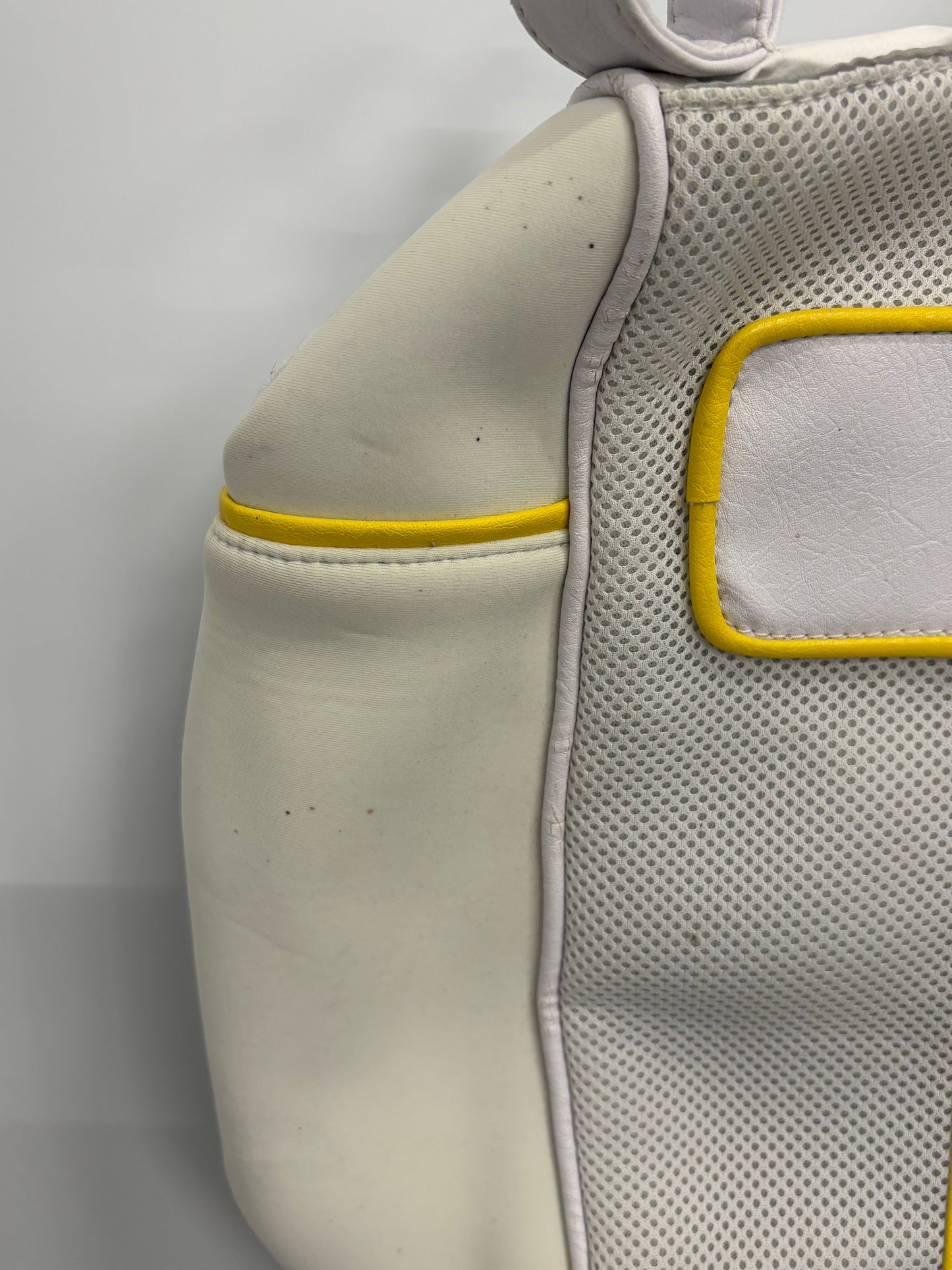 Adidas Stella McCartney White/Yellow Mesh Tote Bag