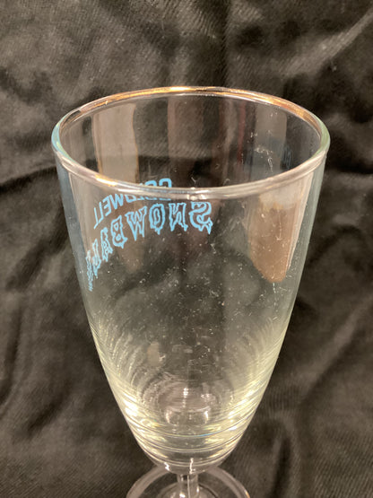 Pair Of Vintage Kitsch Golden Snowball Glasses