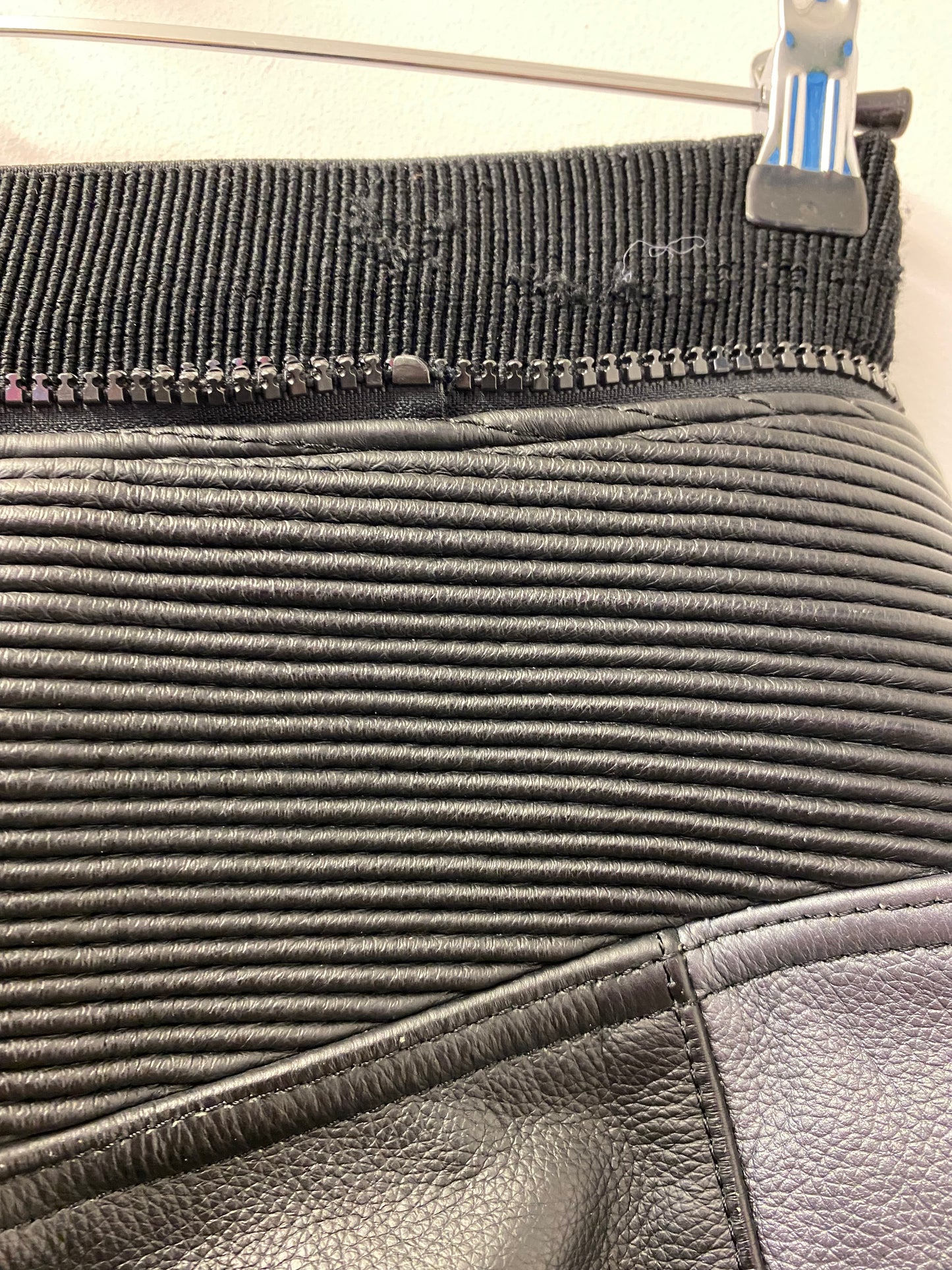 Akito Body Guard CE Protection Leather Biker Trousers Black Size 14