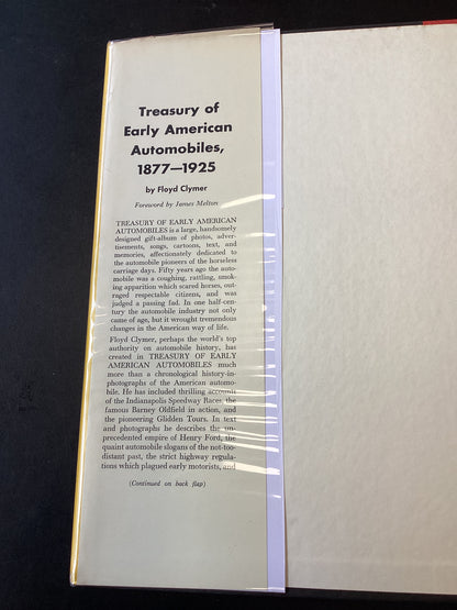 Treasury of Early American Automobiles 1877-1925 By Floyd Clymer