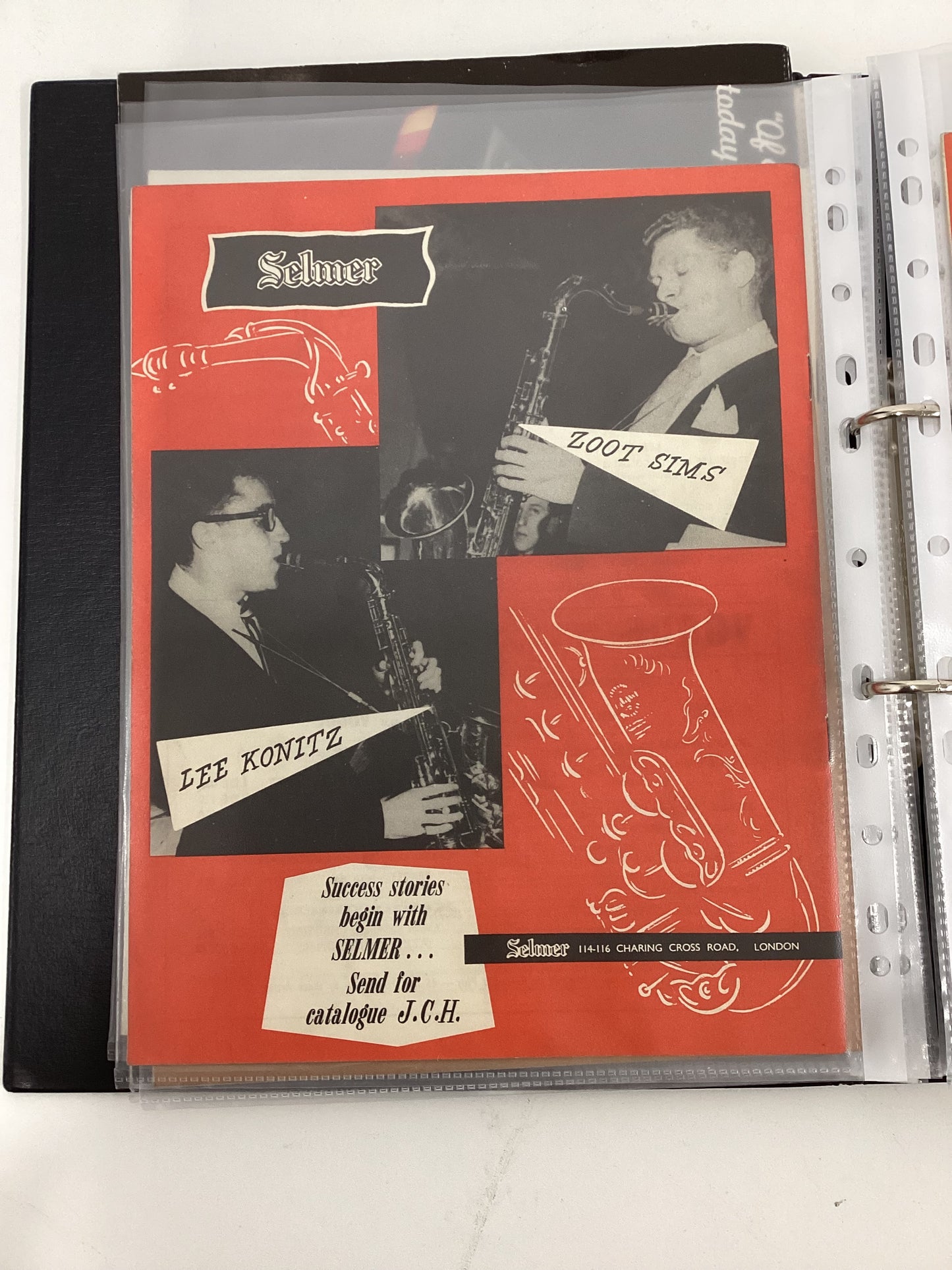 21 Vintage Jazz Programmes In Folder