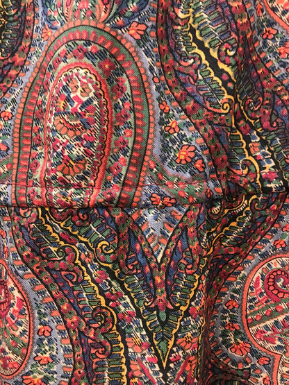 Vintage Multi Coloured Paisley Mid Length Dress