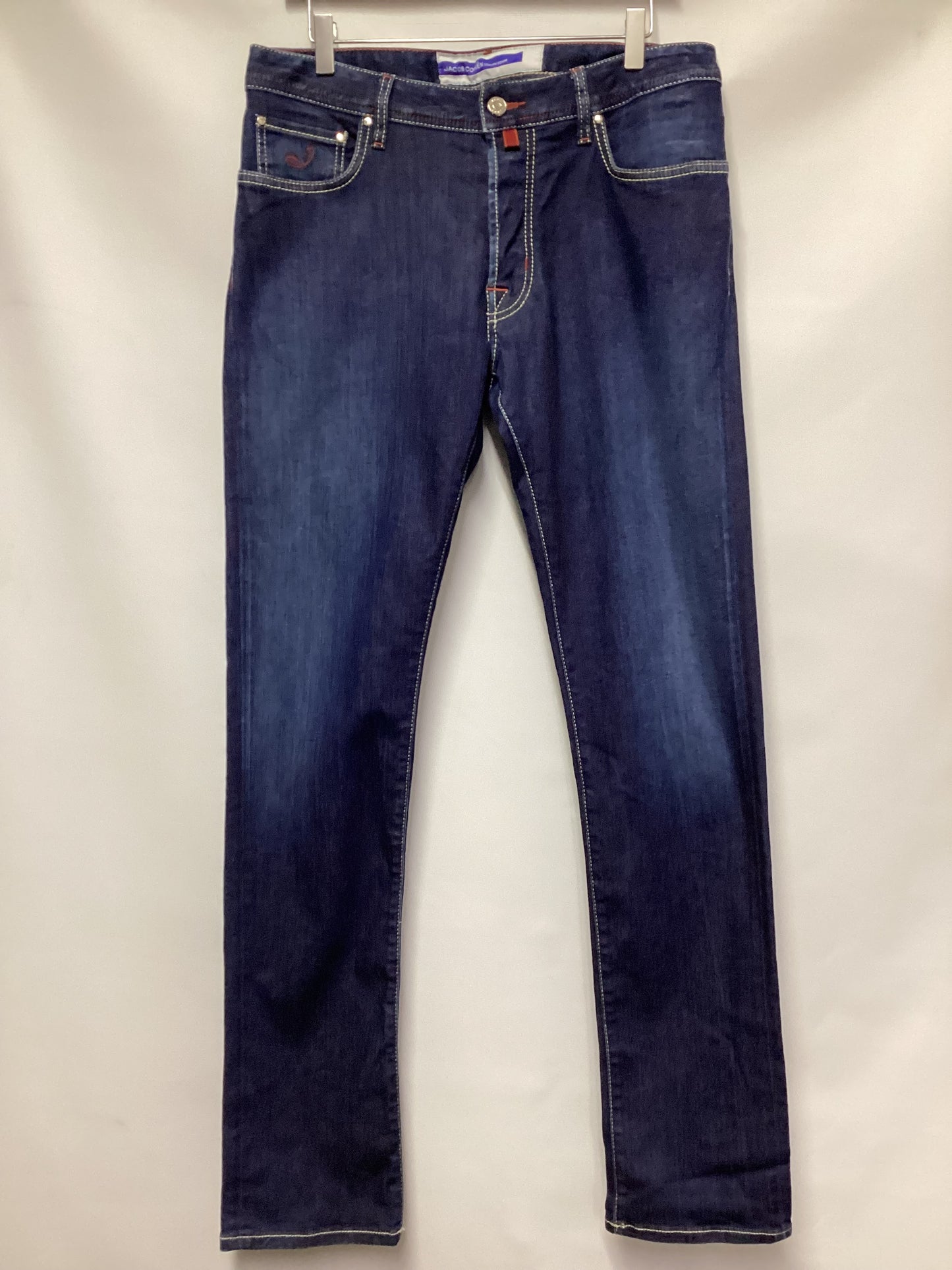 Jacob Cohan Blue Straight Jeans 34