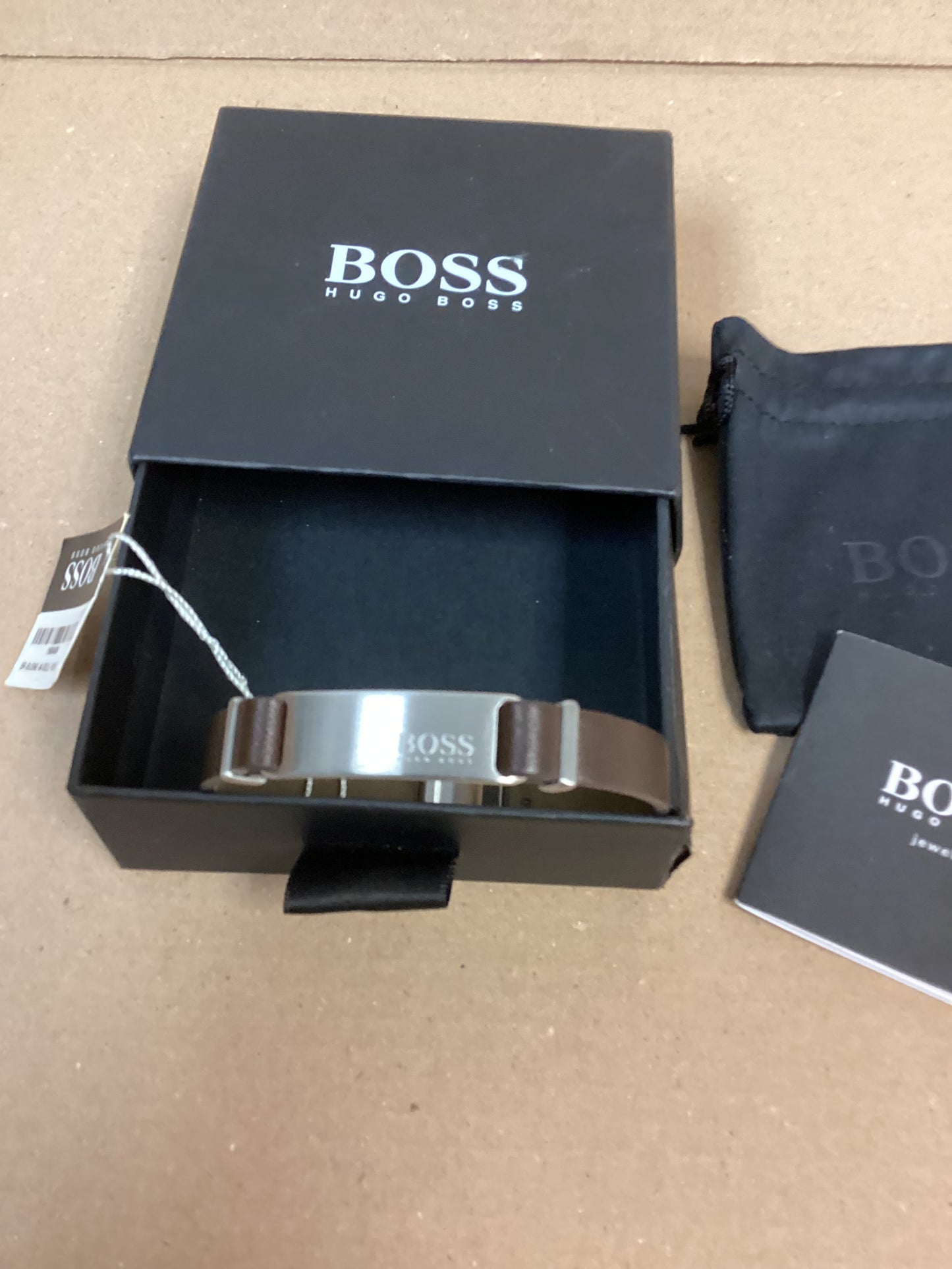 BNWT - Boss Jewellery Urbanite Bracelet Brown - 22CM