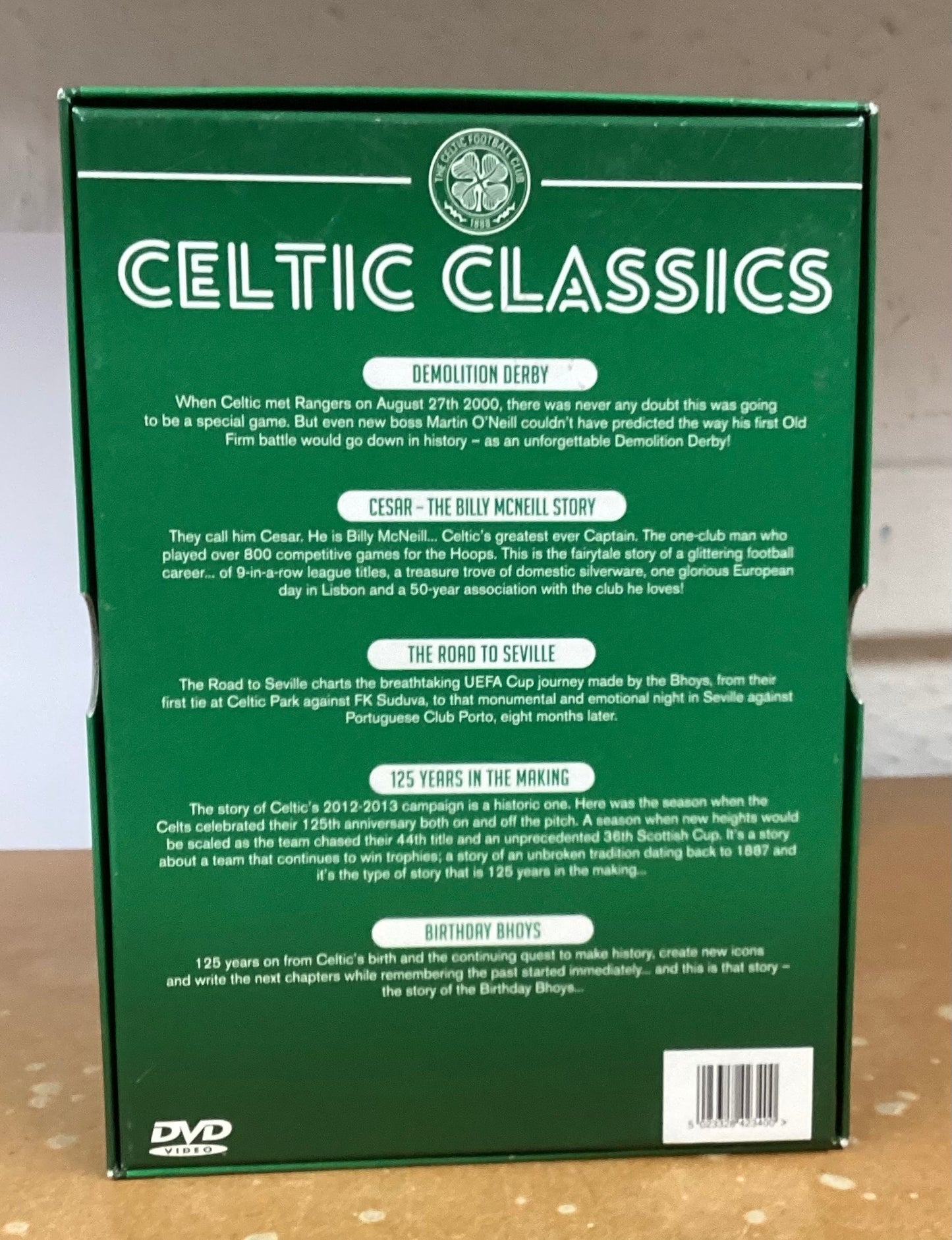 DVD Video, Celtic FC Classics Boxset, 5-Disc