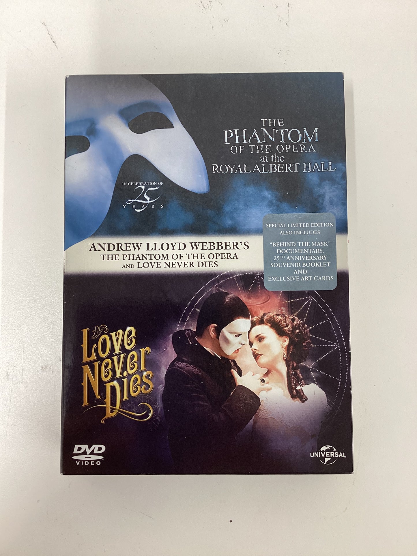 The Phantom Of The Opera and Love Never Dies DVD Box Set