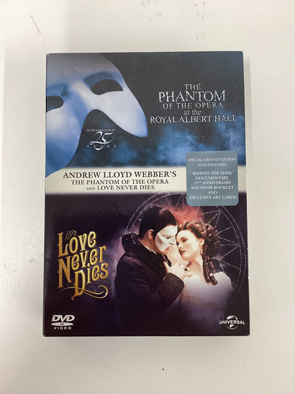 The Phantom Of The Opera and Love Never Dies DVD Box Set