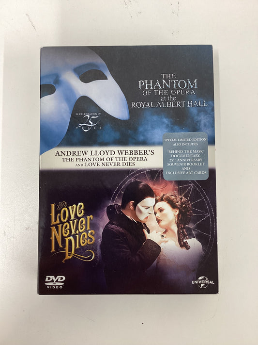 The Phantom Of The Opera and Love Never Dies DVD Box Set