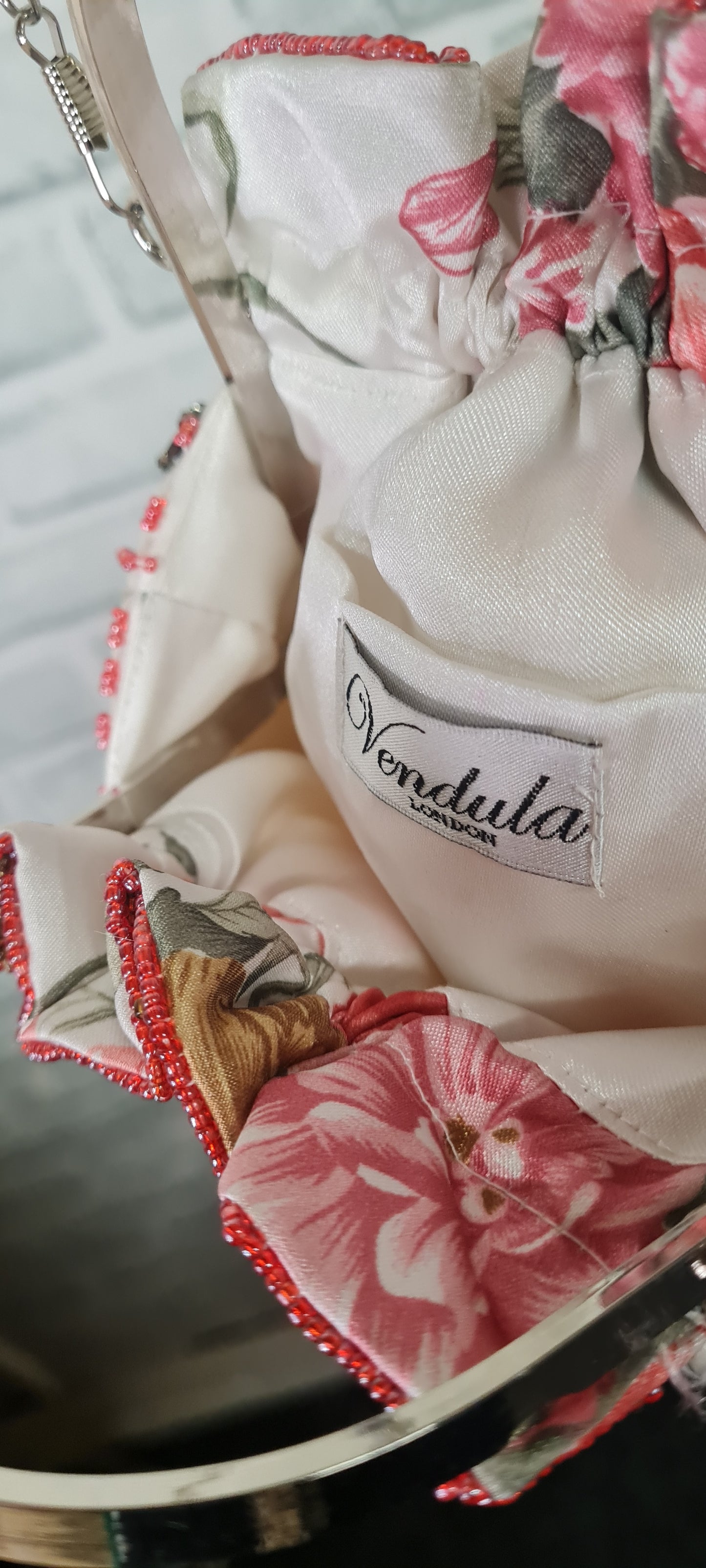 Vendula London Floral Embroidered Bag