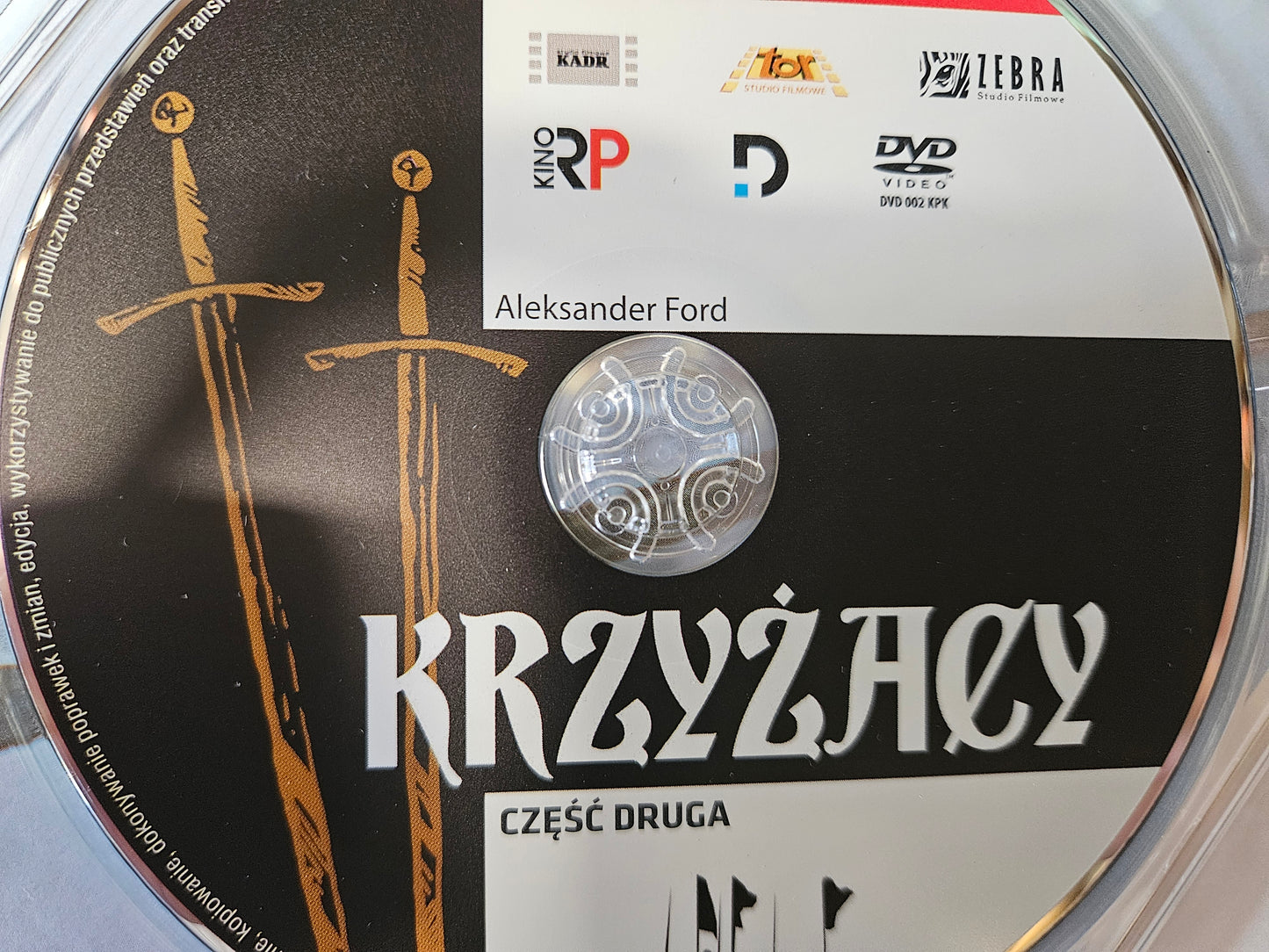 Aleksander Ford - Krzyzacy Polish DVD and book - Two DVDs included