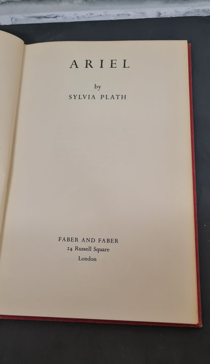 Ariel by Sylvia Plath Published by Faber and Faber Third Impression 1966