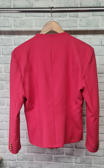 Vintage Extenzo Paris Pink Blazer Size 44